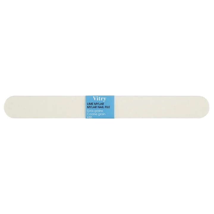 Vitry Lima Unghie Mylar Bianco - Grane Grandi #80