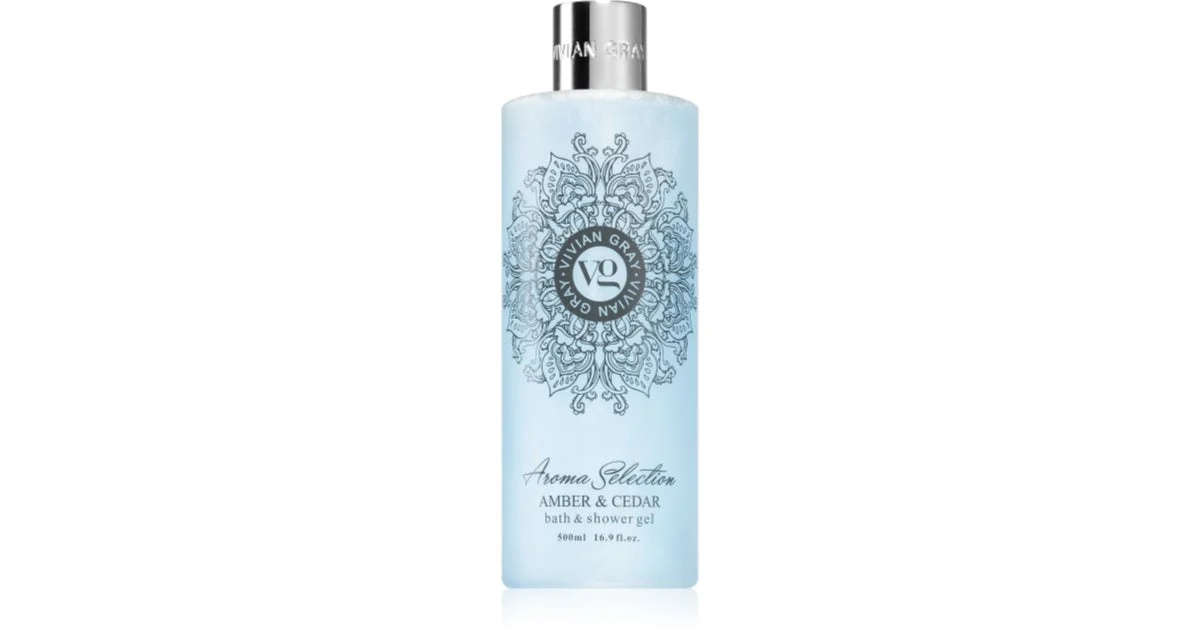 Vivian gray Aroma Selection Amber & Cedar Gel doccia - 500ml