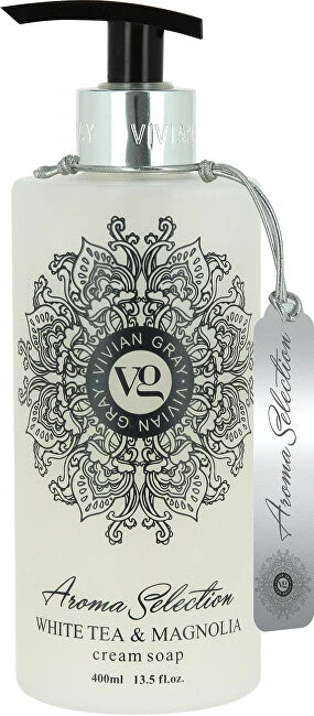 Vivian gray Sapone liquido cremoso Aroma Selection Tè Bianco & Magnolia (Sapone Cremoso) 400 ml