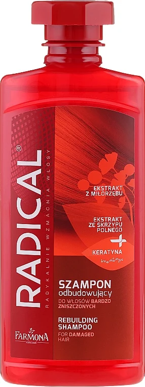 Shampoo rivitalizzante per capelli danneggiati