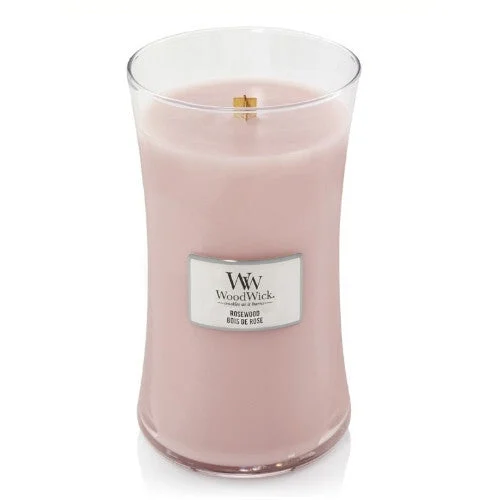 Woodwick Candela profumata Rosewood 609,5 g