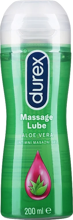 Gel lubrificante e per massaggi intimi, all'aloe vera