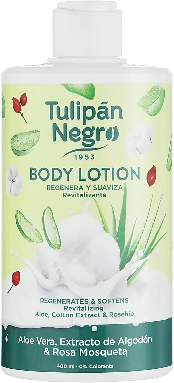 Lozione corpo "Aloe vera, cotone e rosa canina"