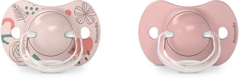 Suavinex Walk 6-18 mesiesi ciuccio rosa 2 pezzi