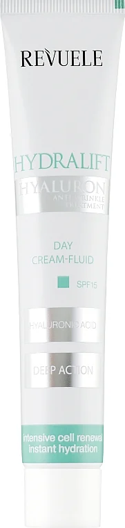 Crema-fluido viso all'acido ialuronico, da giorno