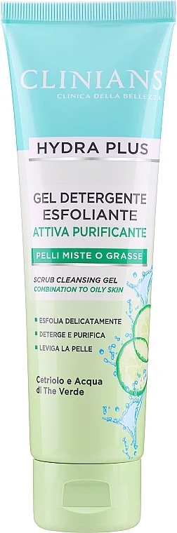 Gel detergente esfoliante