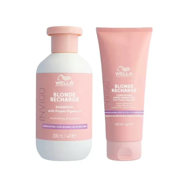 Wella Invigo Kit Capelli Biondi Blonde Recharge Shampoo e Conditioner