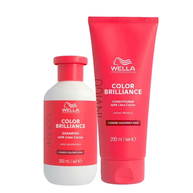 Wella Kit Capelli: Shampoo e Conditioner Color Brilliance Capelli Spessi