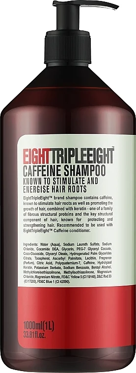 Shampoo capelli con caffeina