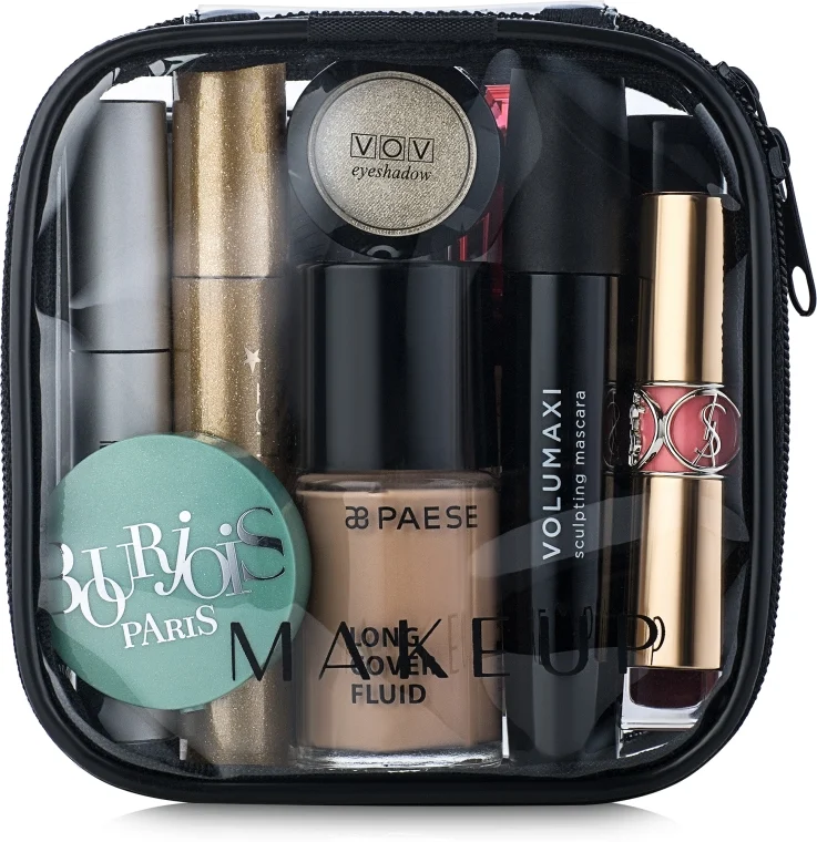 Beauty Case trasparente "Visible Bag" (senza cosmetici) 12x12x5cm