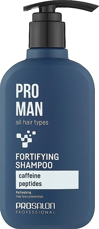 Shampoo rinforzante per tutti i tipi di capelli, uomo