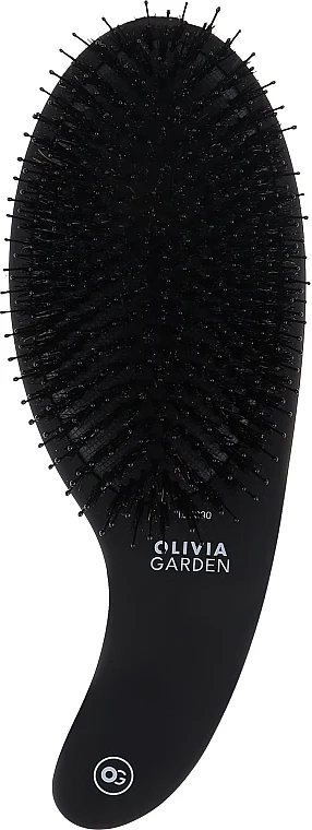 Spazzola capelli, setole combinate, nera