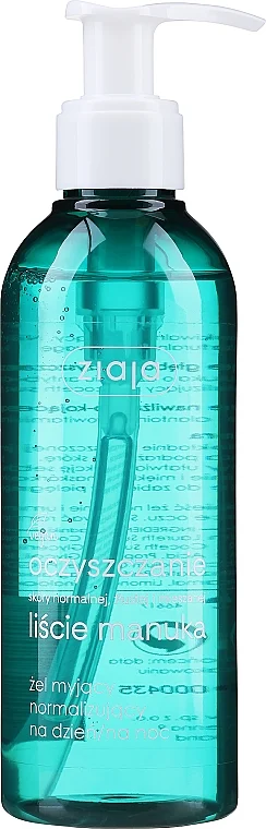 Gel detergente normalizzante per pelli grasse e miste, giorno/notte