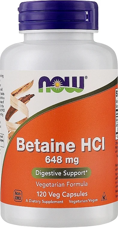 Integratore alimentare "Betaina cloridrato", 648 mg
