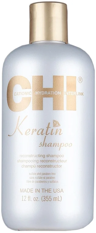 Shampoo rigenerante alla keratina