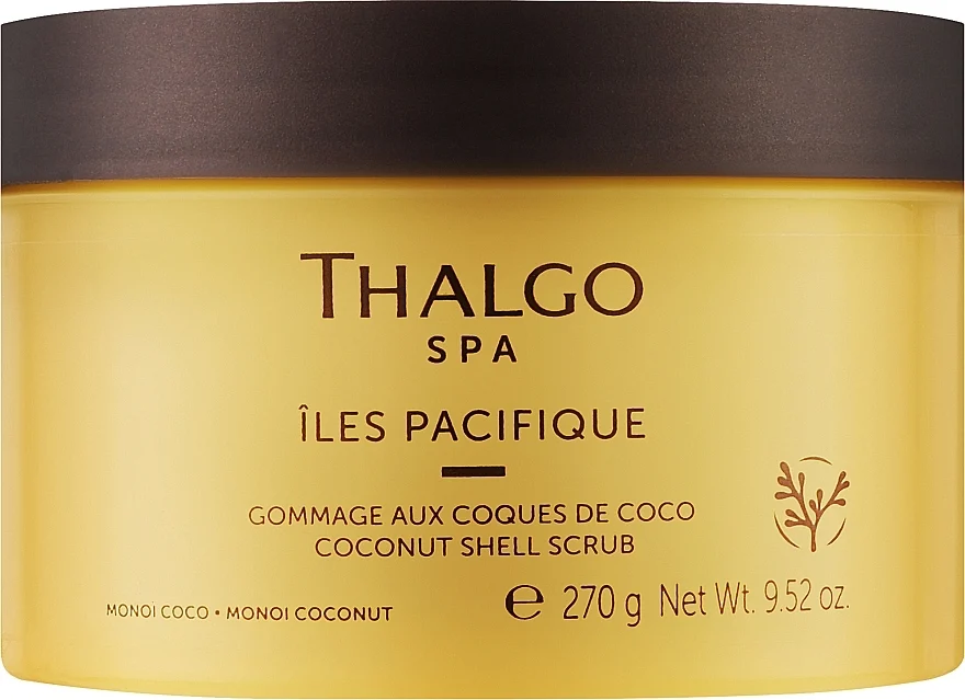 Scrub corpo con gusci di cocco