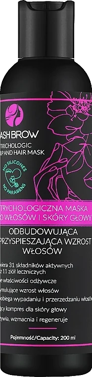 Maschera tricologica per capelli e cuoio capelluto