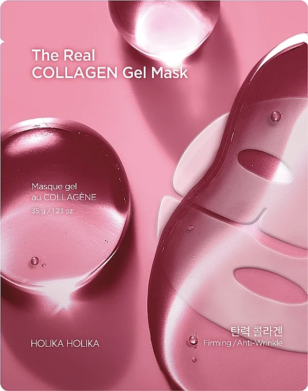 Maschera viso in gel con collagene