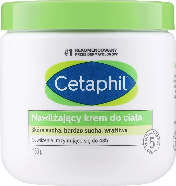 Crema corpo idratante per la pelle secca e sensibile