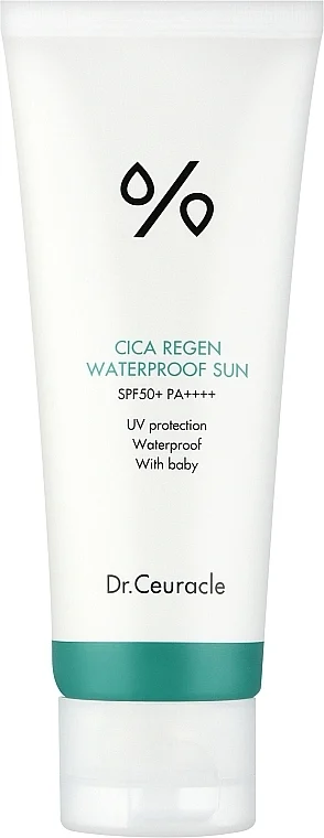 Crema viso solare waterproof con centella