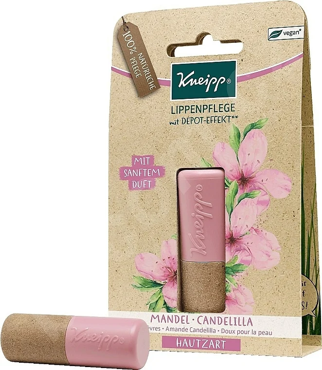 Balsamo labbra "Mandorla e cera candelilla"