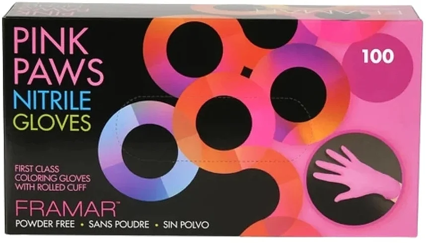 Guanti ultra resistenti, taglia L, fucsia, 100 pz.