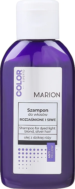 Shampoo per capelli decolorati e grigi
