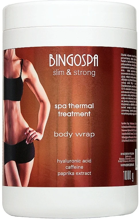 Termo gel anti-cellulite con acido ialuronico, caffeina e paprika