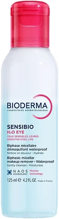 Detergente micellare bifasico per occhi e labbra