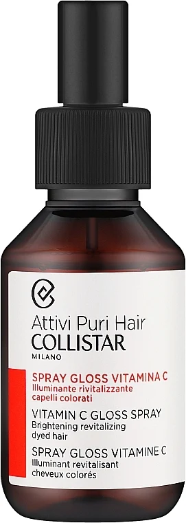 Spray gloss illuminante rivitalizzante per capelli colorati