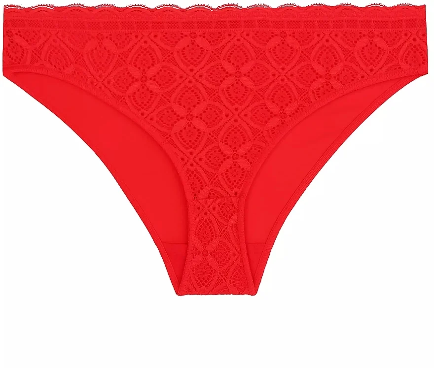 Mutandine da donna mini-bikini BCL550-006, rosse