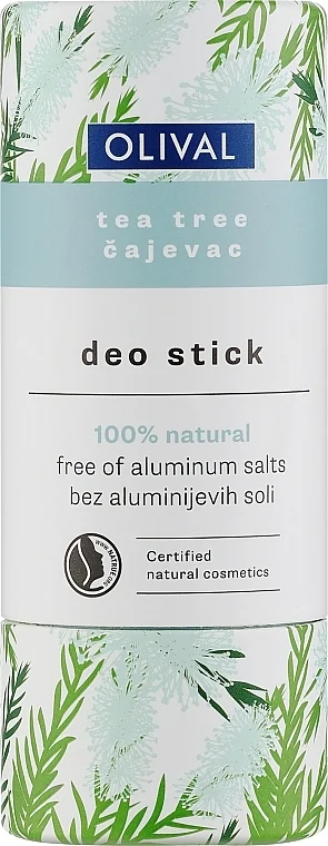Deodorante-stick naturale con tea tree