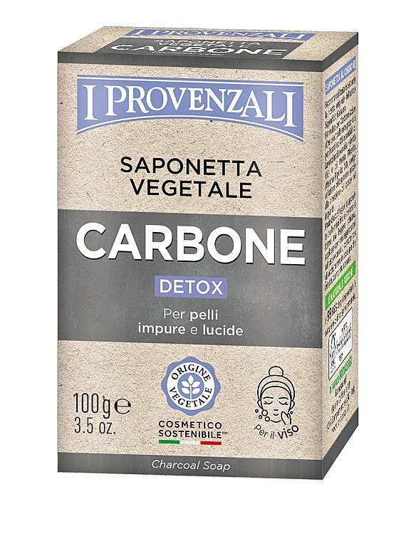 Sapone al carbone attivo per pelle grassa del viso