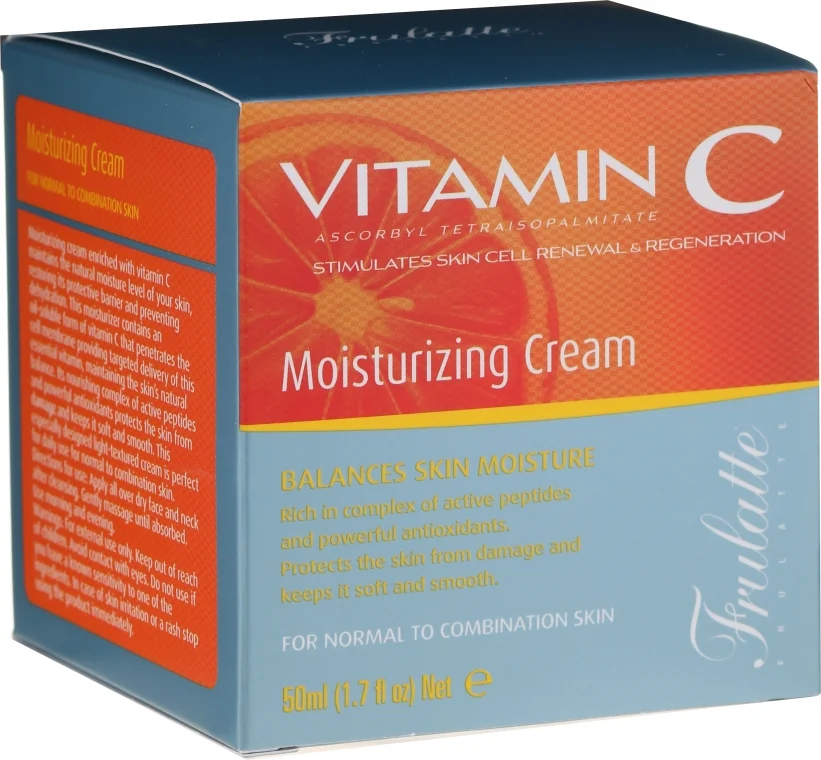 Crema idratante alla vitamina C.