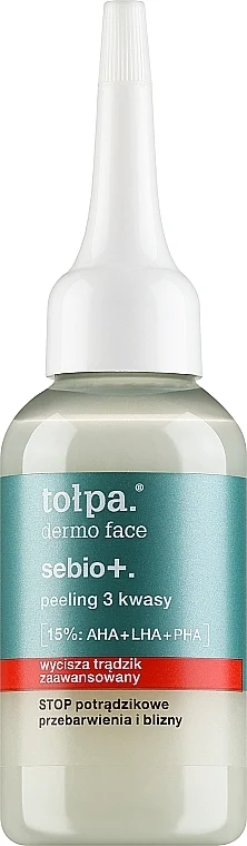 Peeling viso, 3 acidi