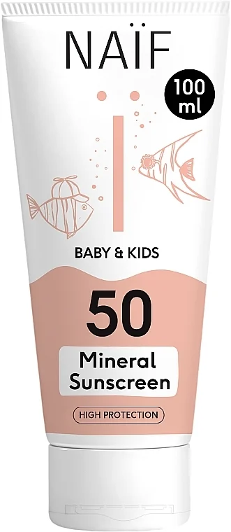 Crema solare per neonati e bambini