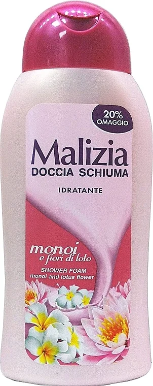 Doccia schiuma "Monoi e fiori di loto"