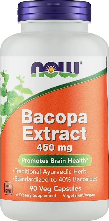 Integratore alimentare "Estratto di Bacopa", 450 mg