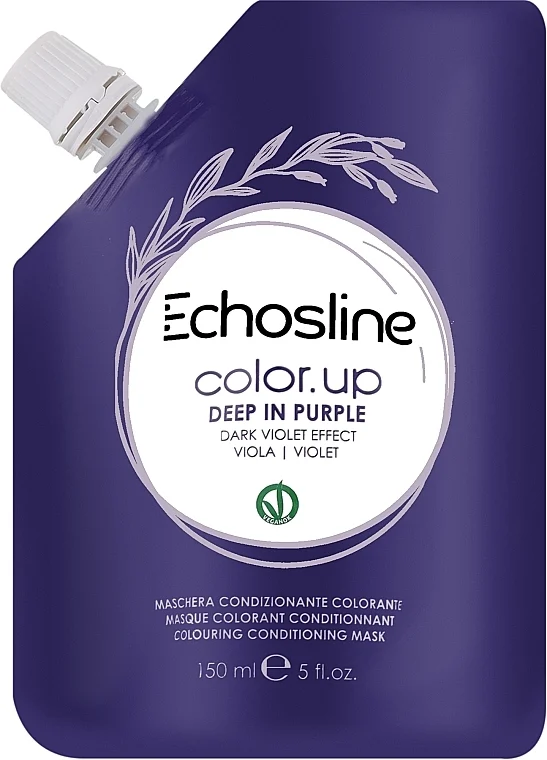 Maschera condizionante colorante per capelli