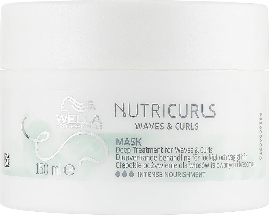 Maschera nutriente intensiva per capelli ricci