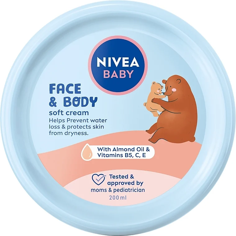 Crema viso e corpo per bambini
