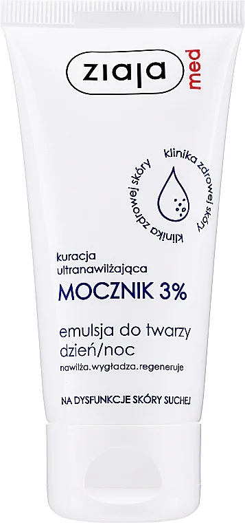 Emulsione per viso con urea al 3%