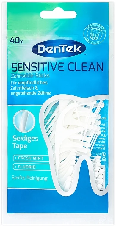 Stuzzicadenti con filo interdentale, 40 pz.