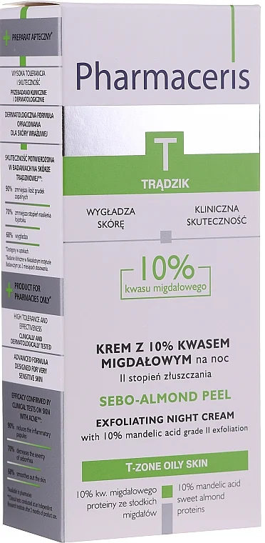 Crema-peeling da notte con acido di mandorle al 10%