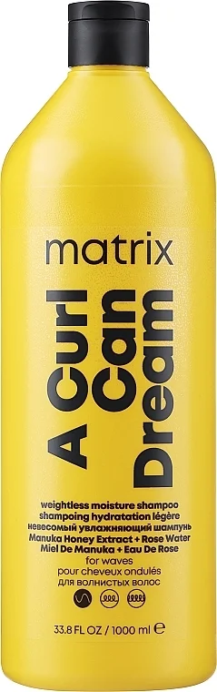 Shampoo per capelli ondulati