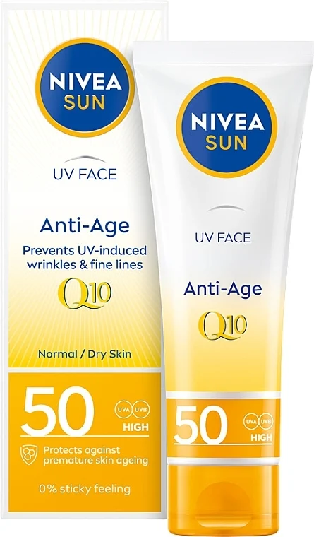 Crema solare antietà SPF50