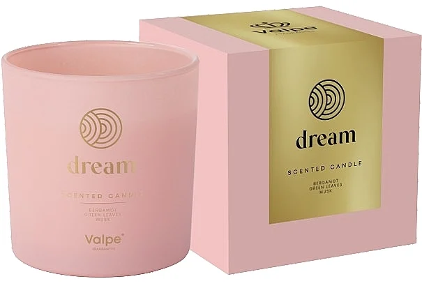 Candela profumata in vetro satinato "Dream"