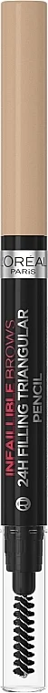 L'Oreal Paris Infaillible Brows 24H Filling Triangular Pencil